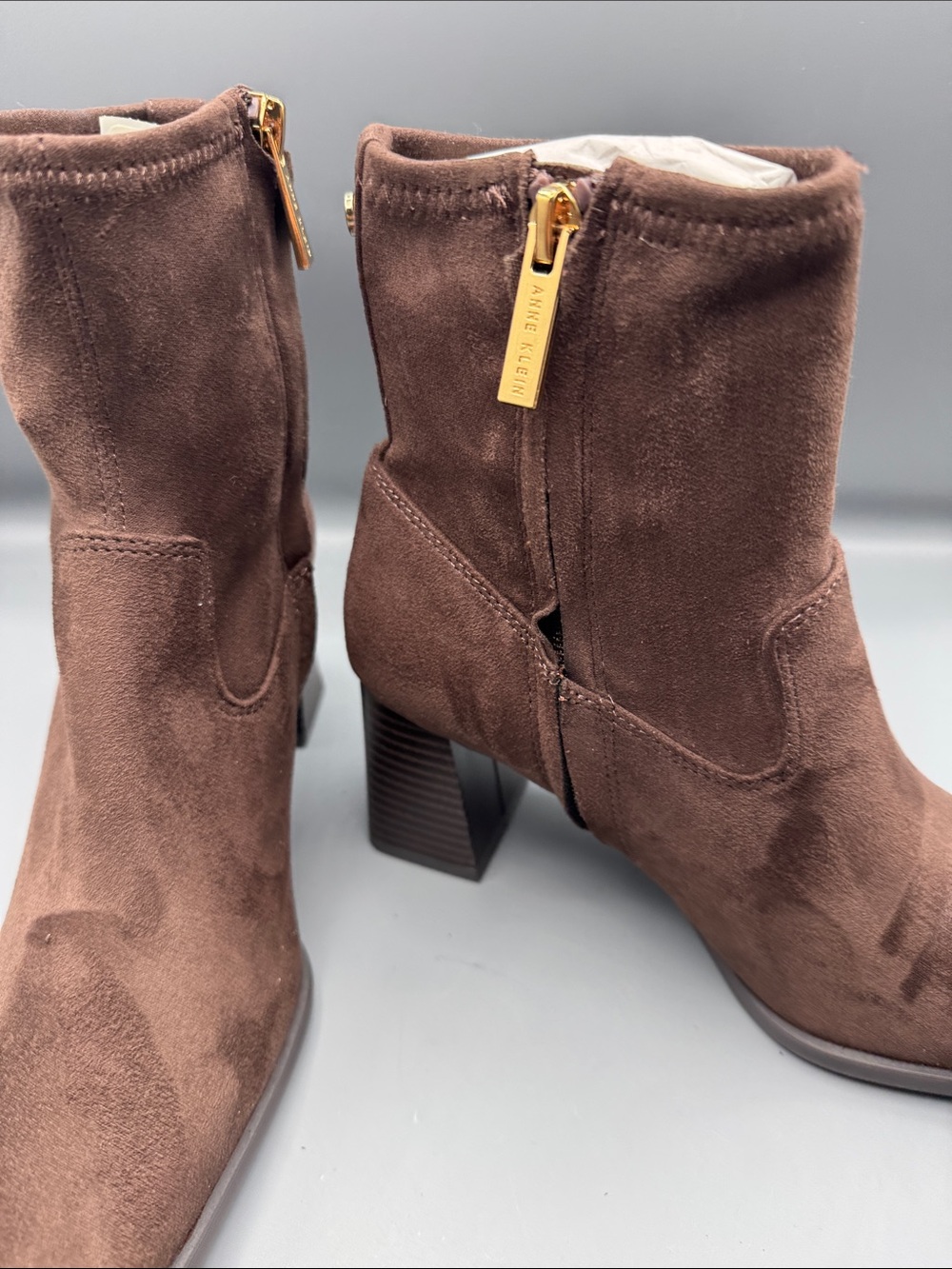 Anne Klein Women's Paidge Block Heel Dress Booties - Picture 3 of 5